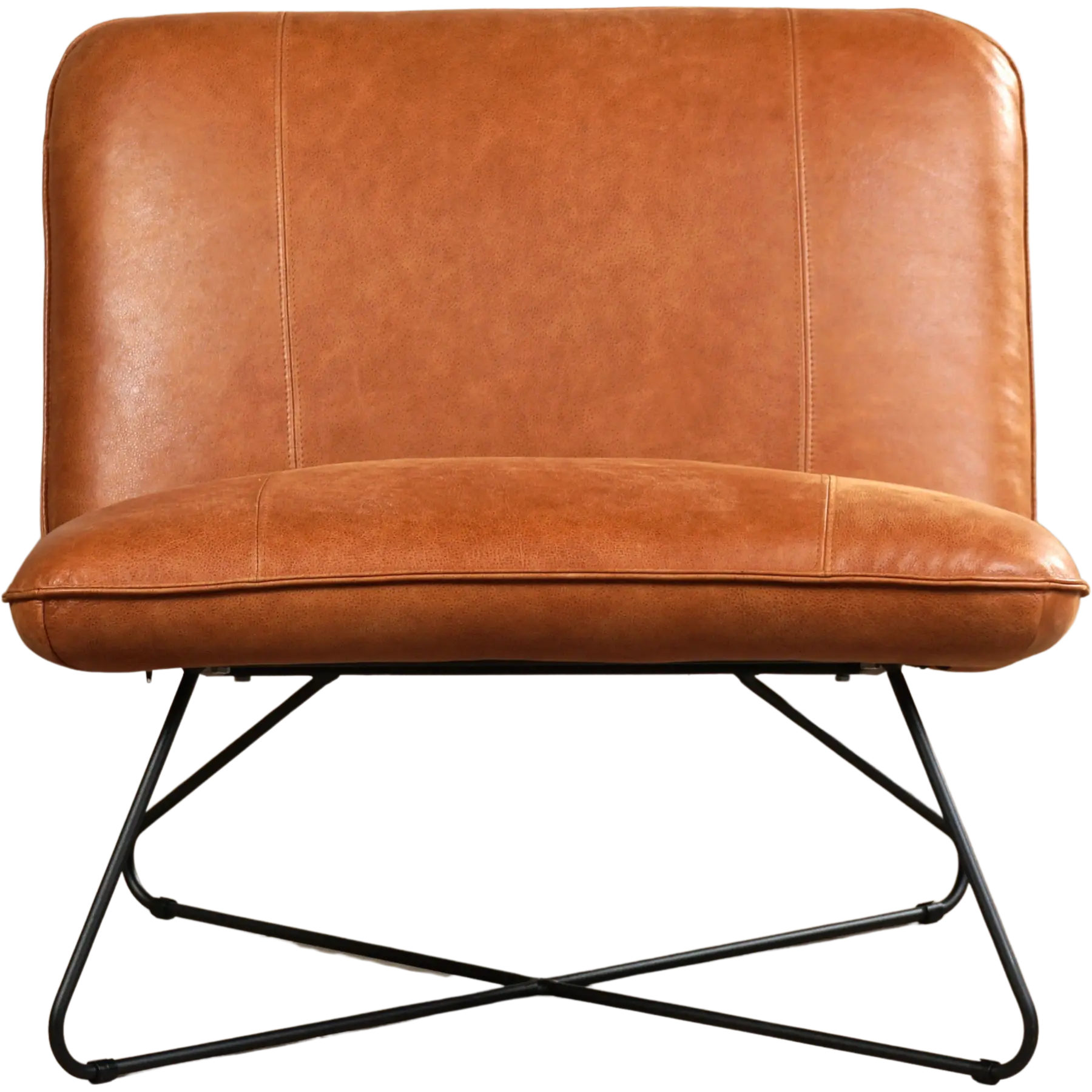 afbeelding van Smile - Vintage leer Cognac