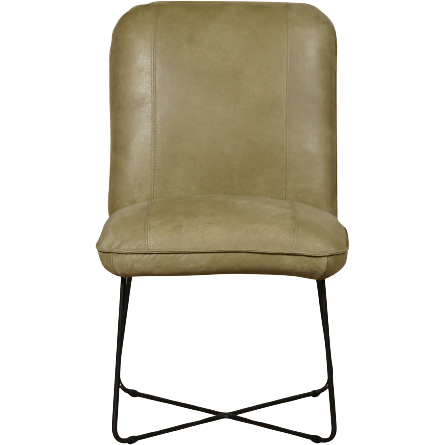 afbeelding van Smile - Kenia leer Olijfgroen