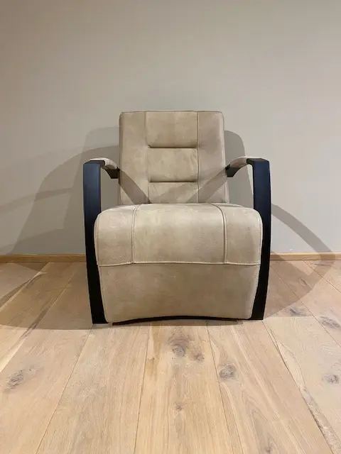 afbeelding van Leren fauteuil Magnificent, Kenia Taupe (taupe/bruin) - Outlet