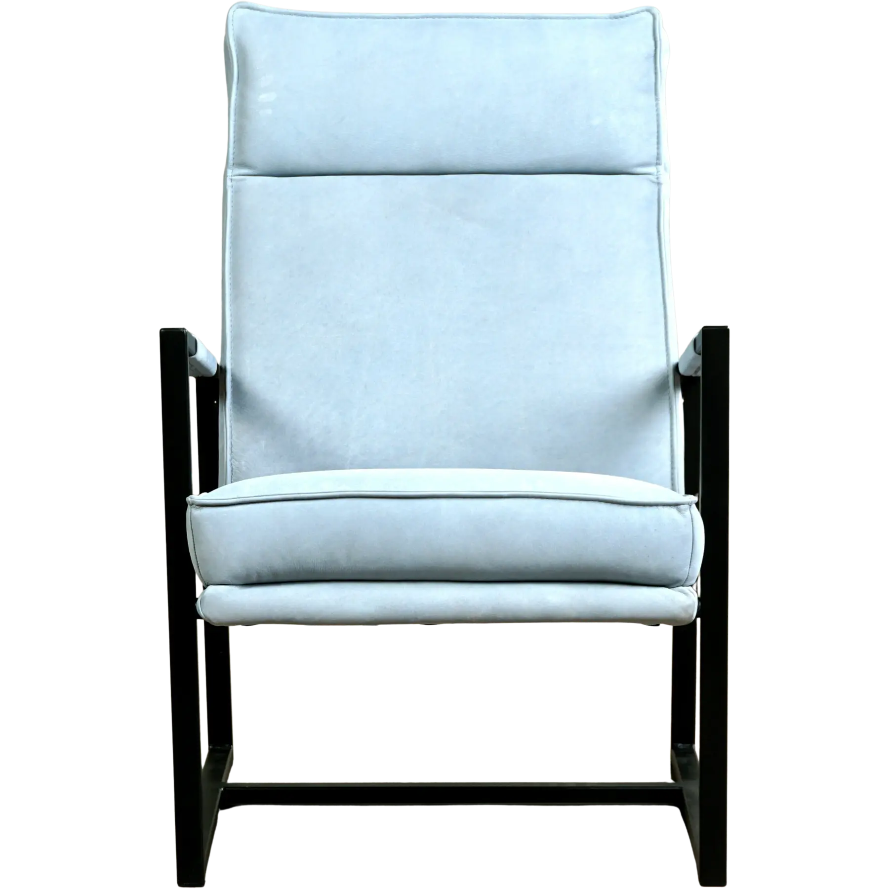 afbeelding van Leren fauteuil Square - Kenia leer Azul
