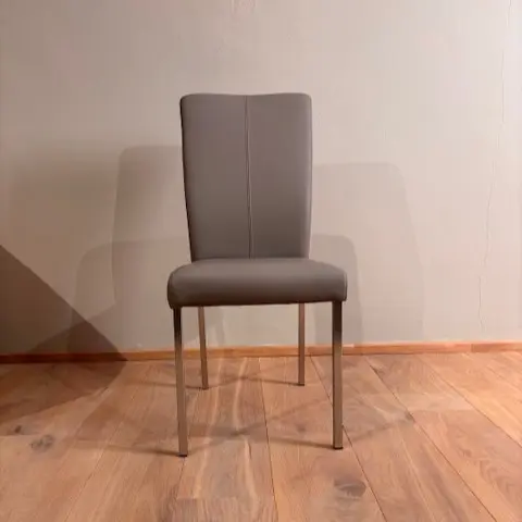 afbeelding van Leren eetkamerstoel Daily - Toledo Khaki