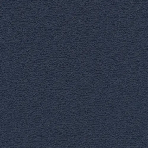 afbeelding van Leren eetkamerstoel Magic - Hermes Kobalt (blauw) - U-poot staal rond zwart