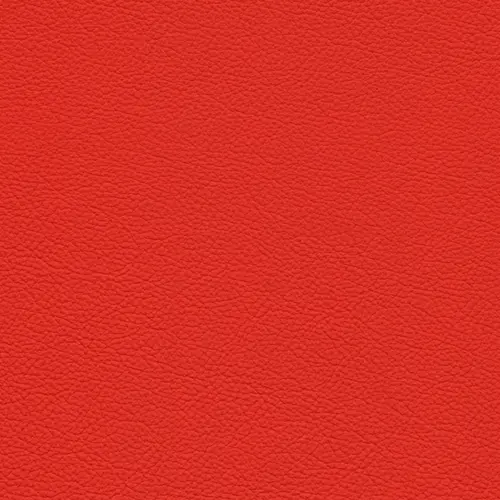 afbeelding van Leren bank Fine - 2 zits - Hermes Lipstick (felrood) - Poten hout bruin