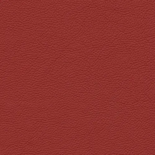 afbeelding van Leren eetkamerstoel Deal met armleuning - Hermes Red (rood) - Poten staal vierkant zwart