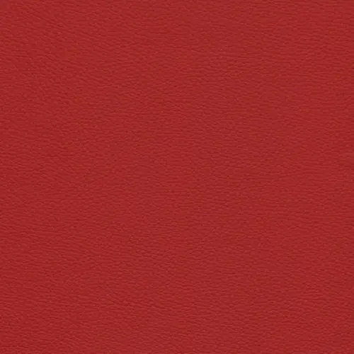 afbeelding van Leren eetkamerstoel Rondo - Toledo Ducati (rood) - Poten staal rond zwart