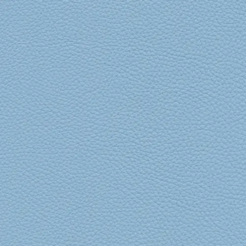 afbeelding van Leren bank Clear - 2,5 zits - Toledo Sky Blue (lichtblauw) - Poten hout bruin