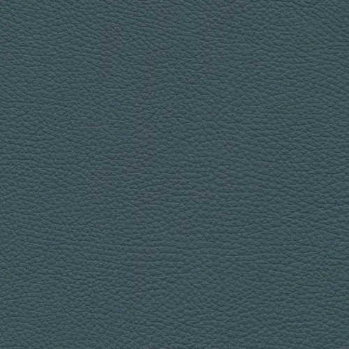 afbeelding van Leren draaibare eetkamerstoel Magic - Toledo Whale (blauw/grijs) - Spinpoot staal vierkant zwart