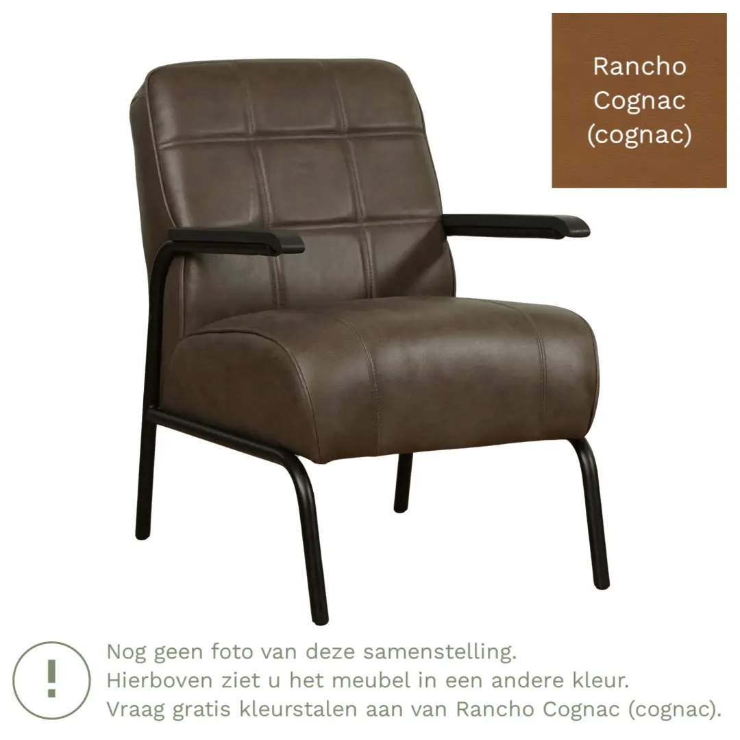 afbeelding van Leren fauteuil Ahead - Rancho Cognac (cognac)