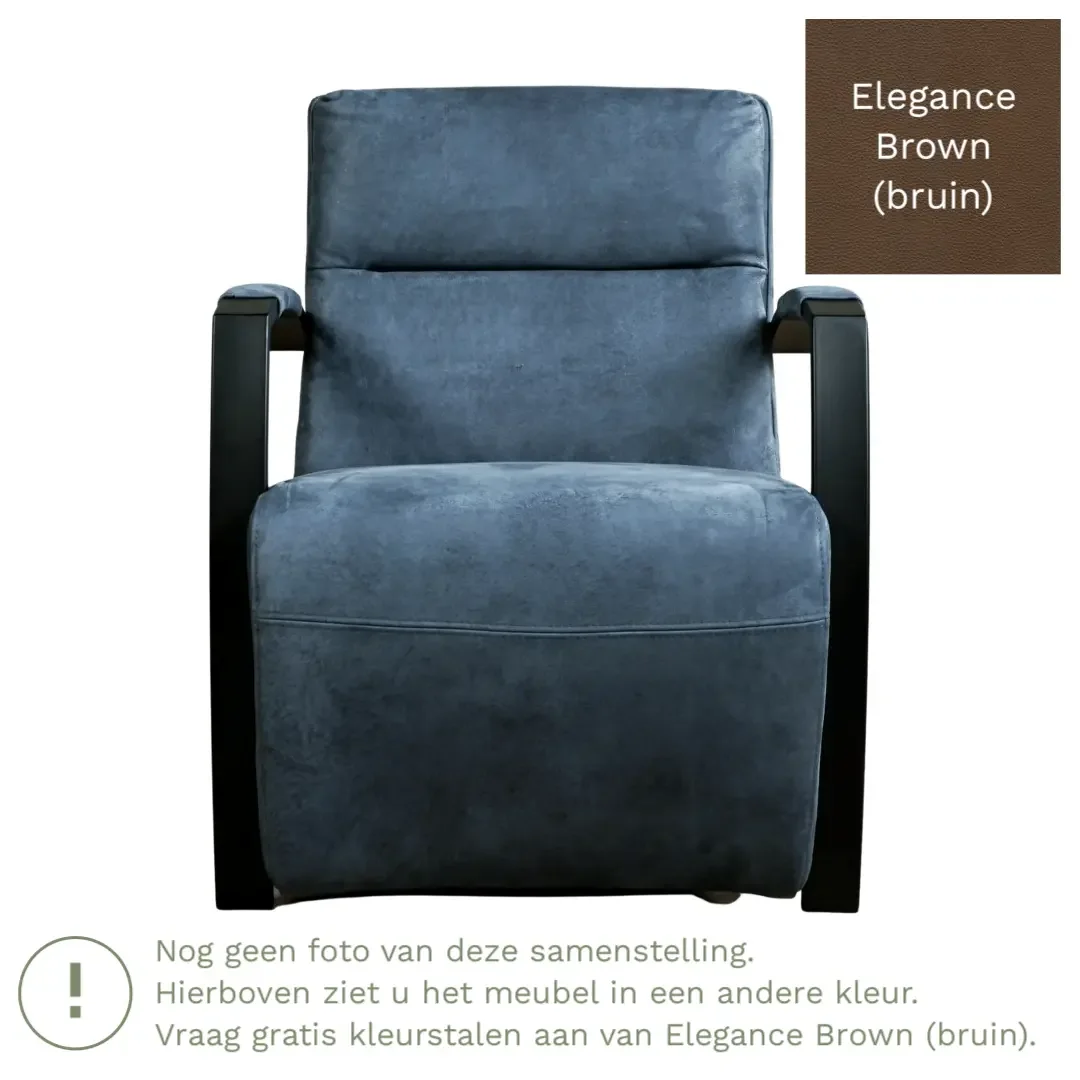 afbeelding van Leren fauteuil Arrival - Elegance Brown (bruin)