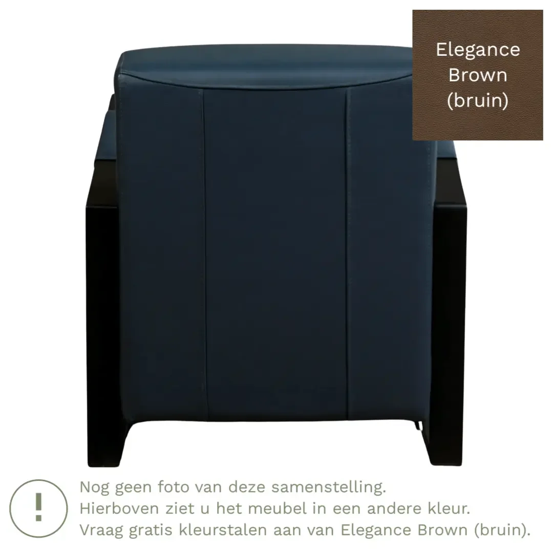 afbeelding van Leren fauteuil Touch - Elegance Brown (bruin)