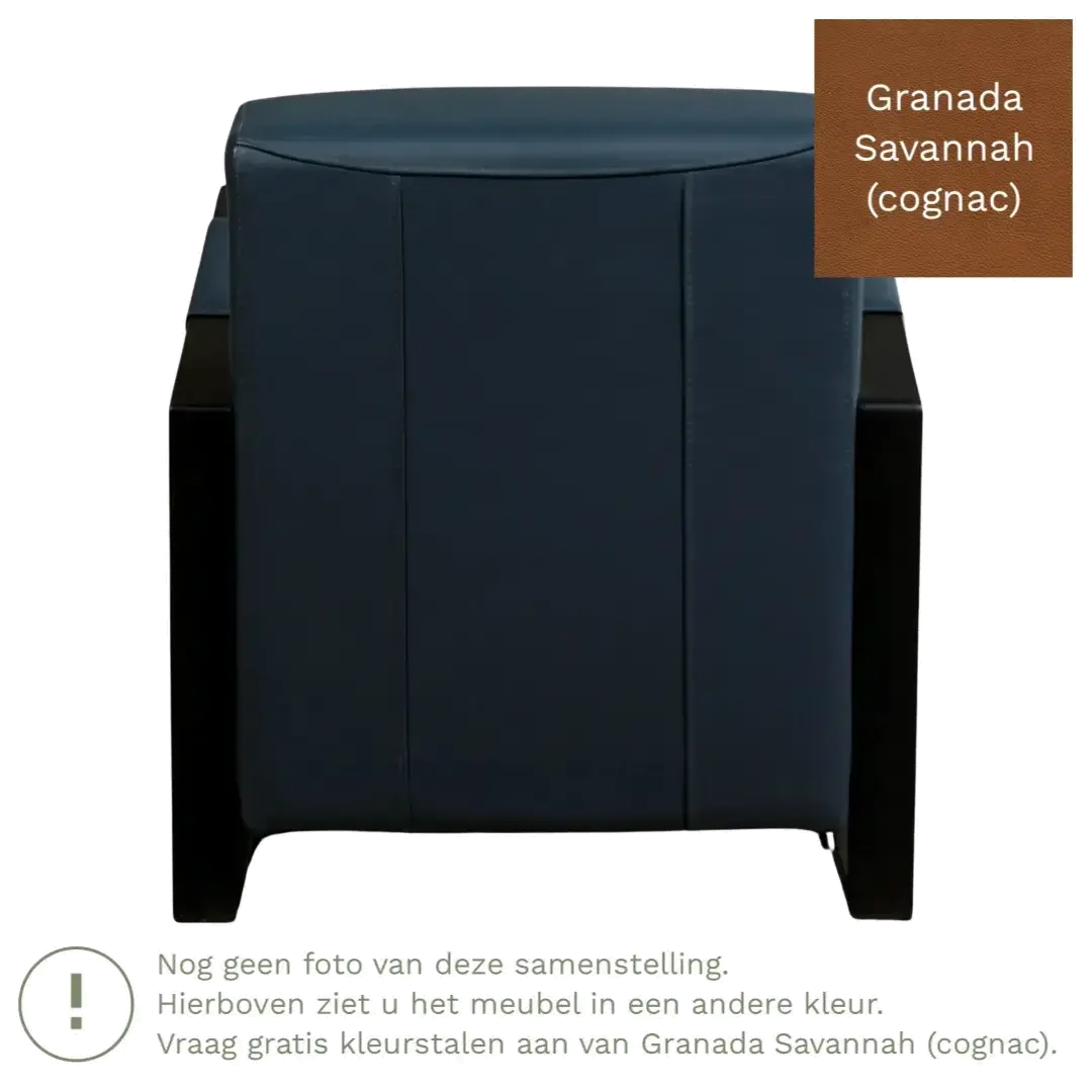 afbeelding van Leren fauteuil Touch - Granada Savannah (cognac)
