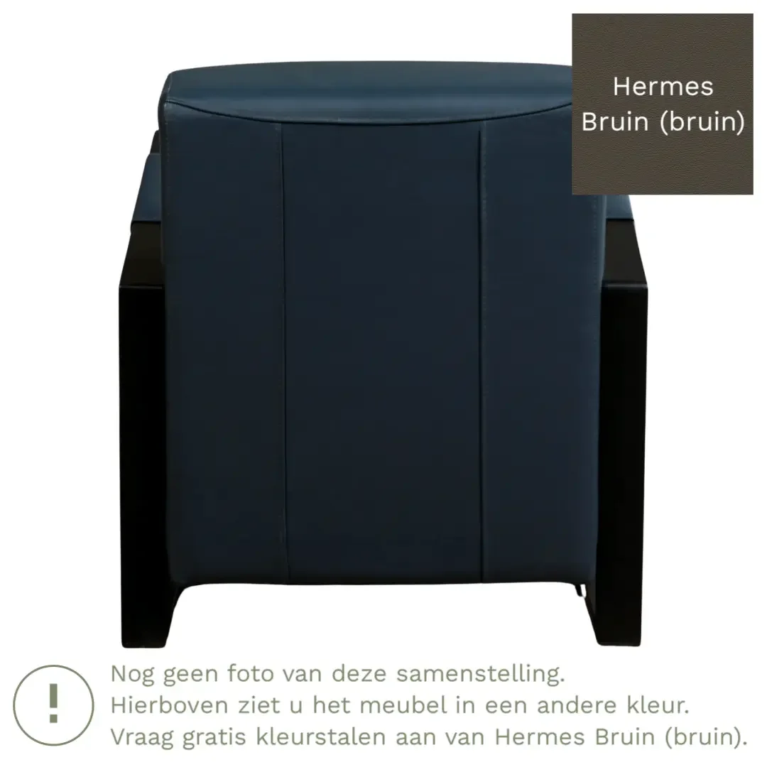 afbeelding van Leren fauteuil Touch - Hermes Bruin (bruin)