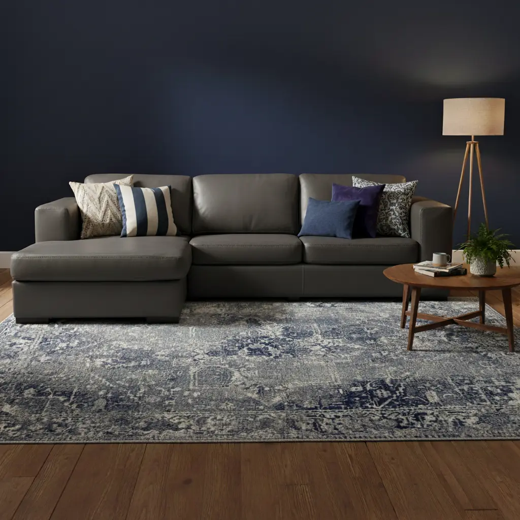 afbeelding van Elementenbank Flow - longchair arm links + 2,5 zits arm rechts - Toledo Antracite