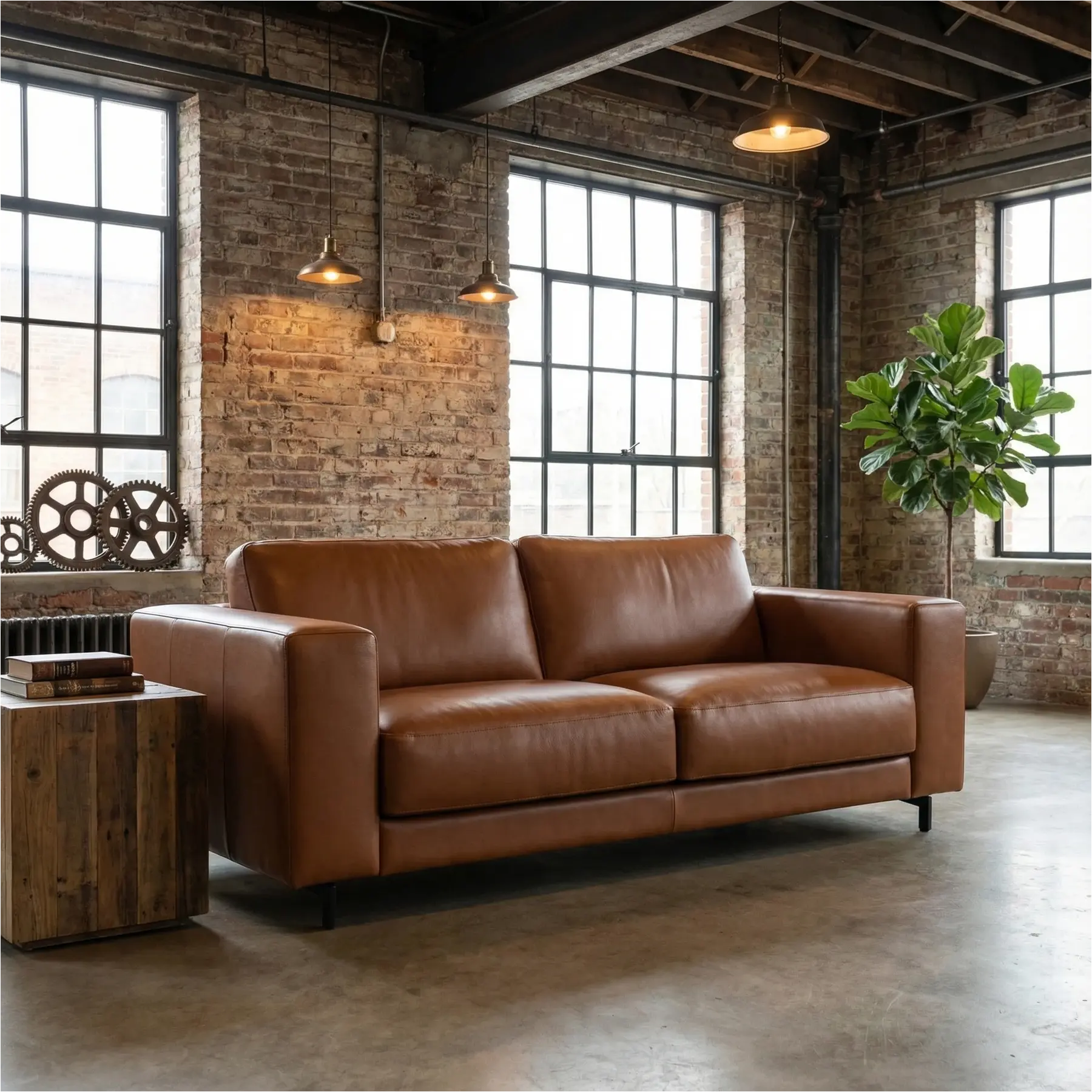 afbeelding van Leren bank Clear - 2,5 zits