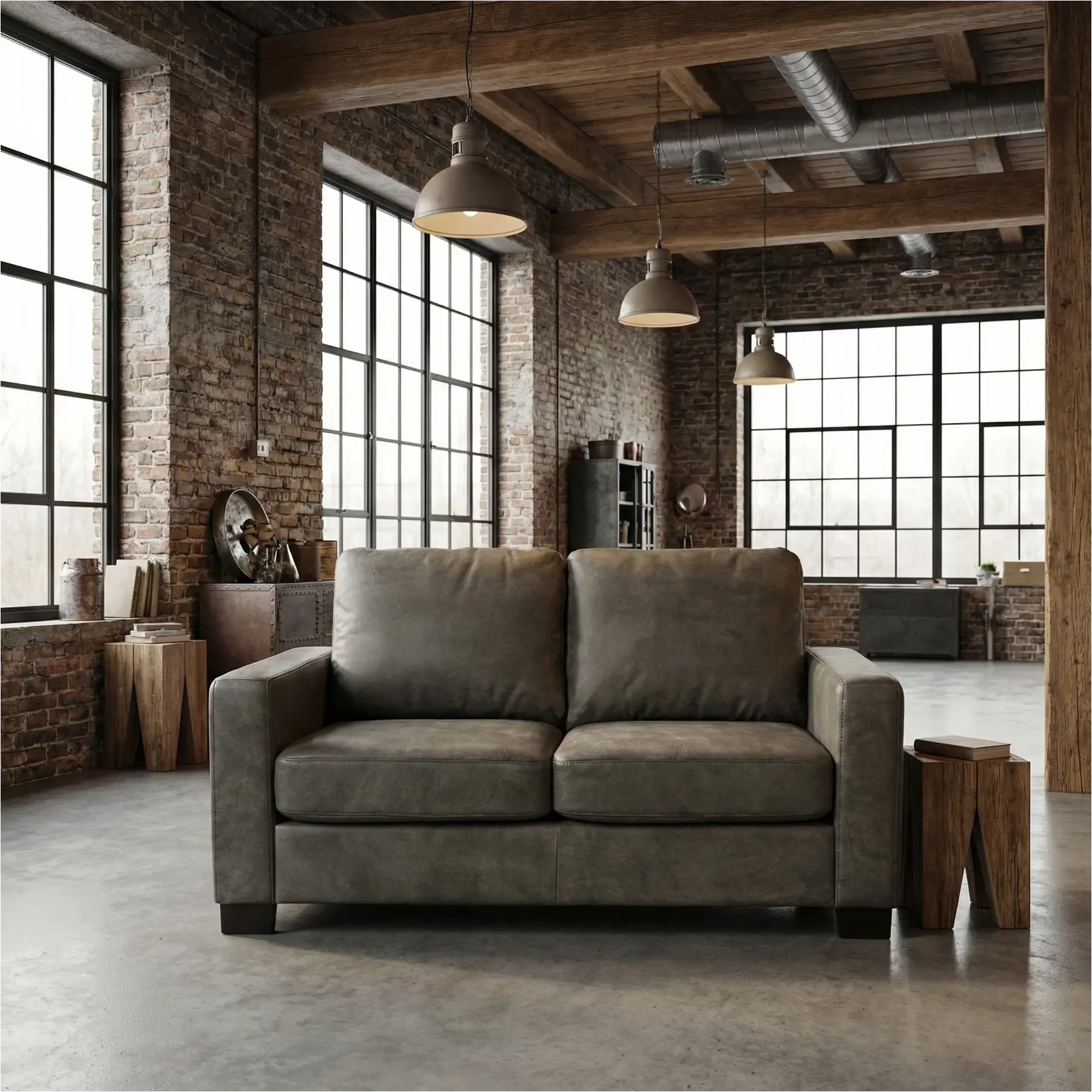 afbeelding van Leren bank Energy - 2 zits