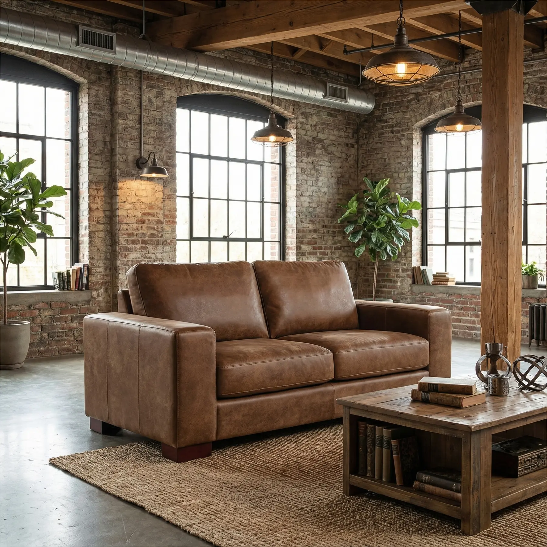 afbeelding van Leren bank Enjoy - 2 zits