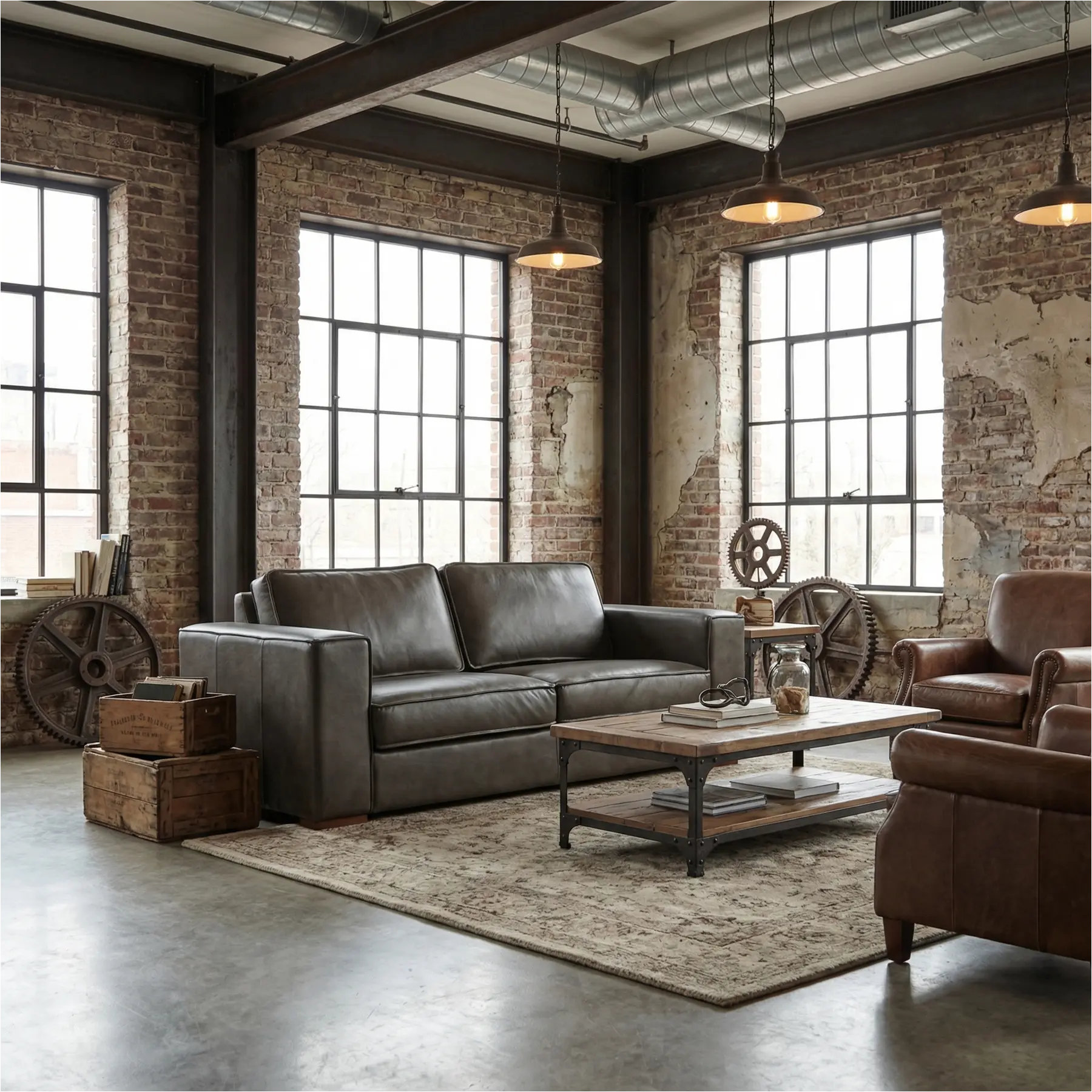 afbeelding van Leren bank Fine - 2,5 zits