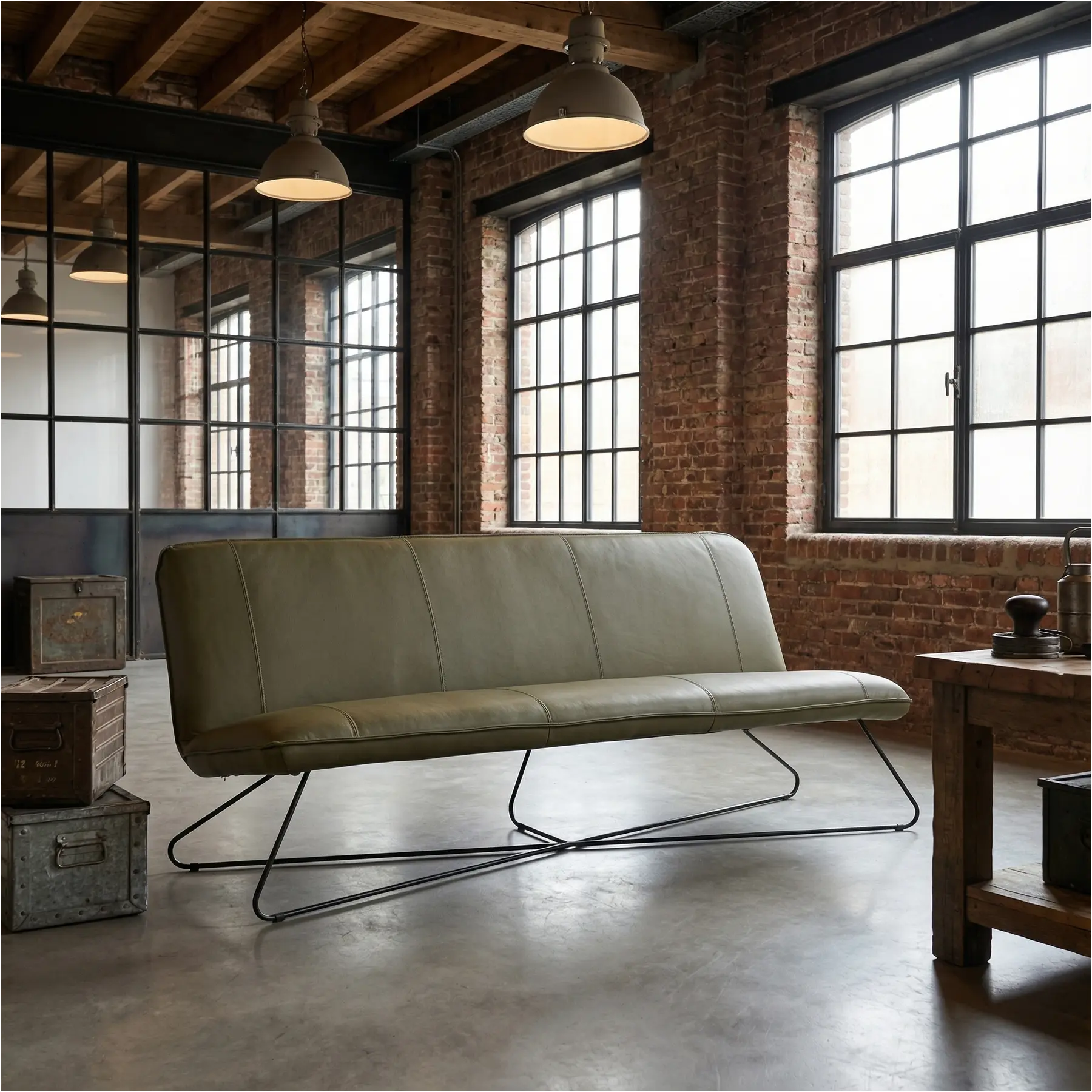 afbeelding van Smile - Toledo leer Olijfgroen