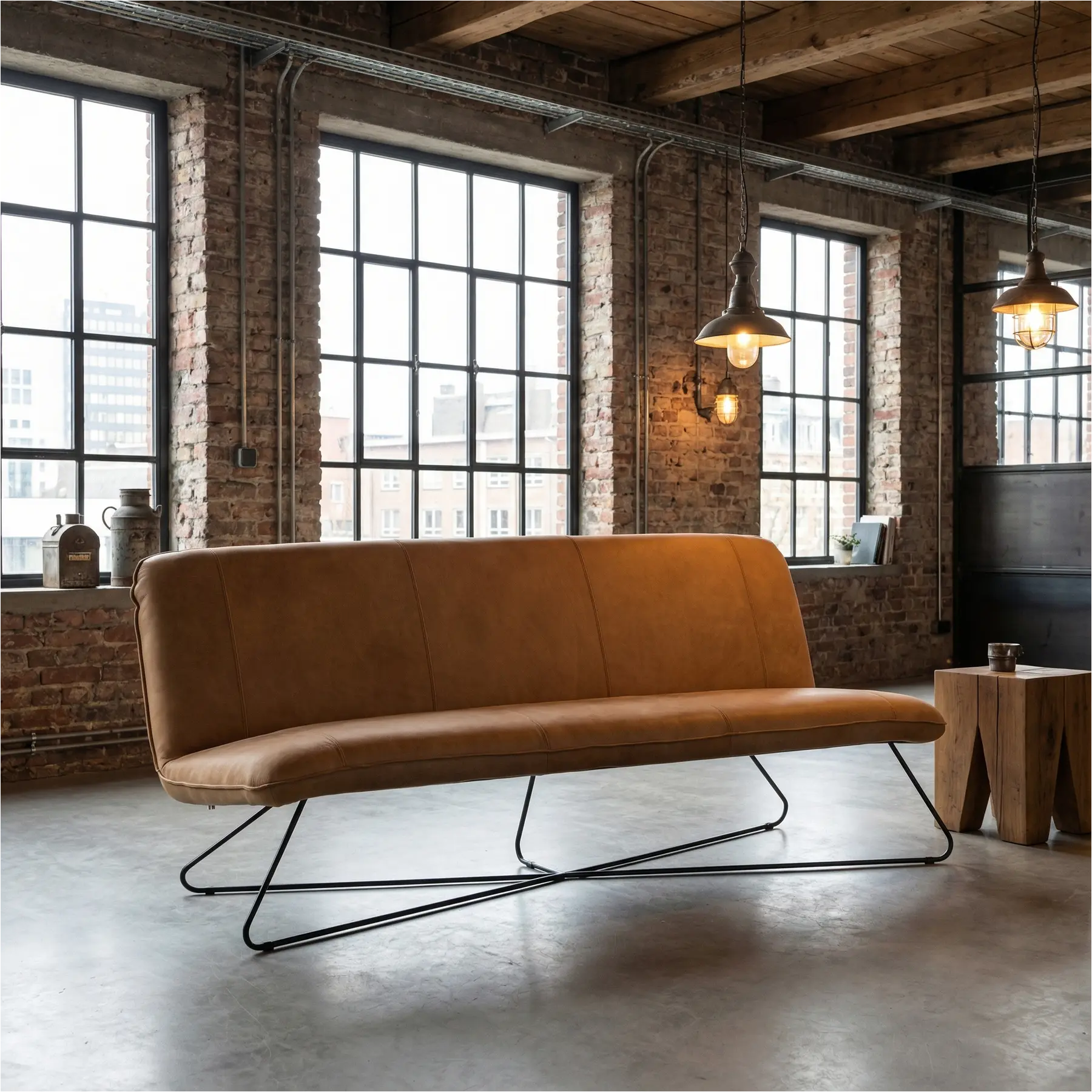 afbeelding van Smile - Kenia leer Cognac | Maand actie