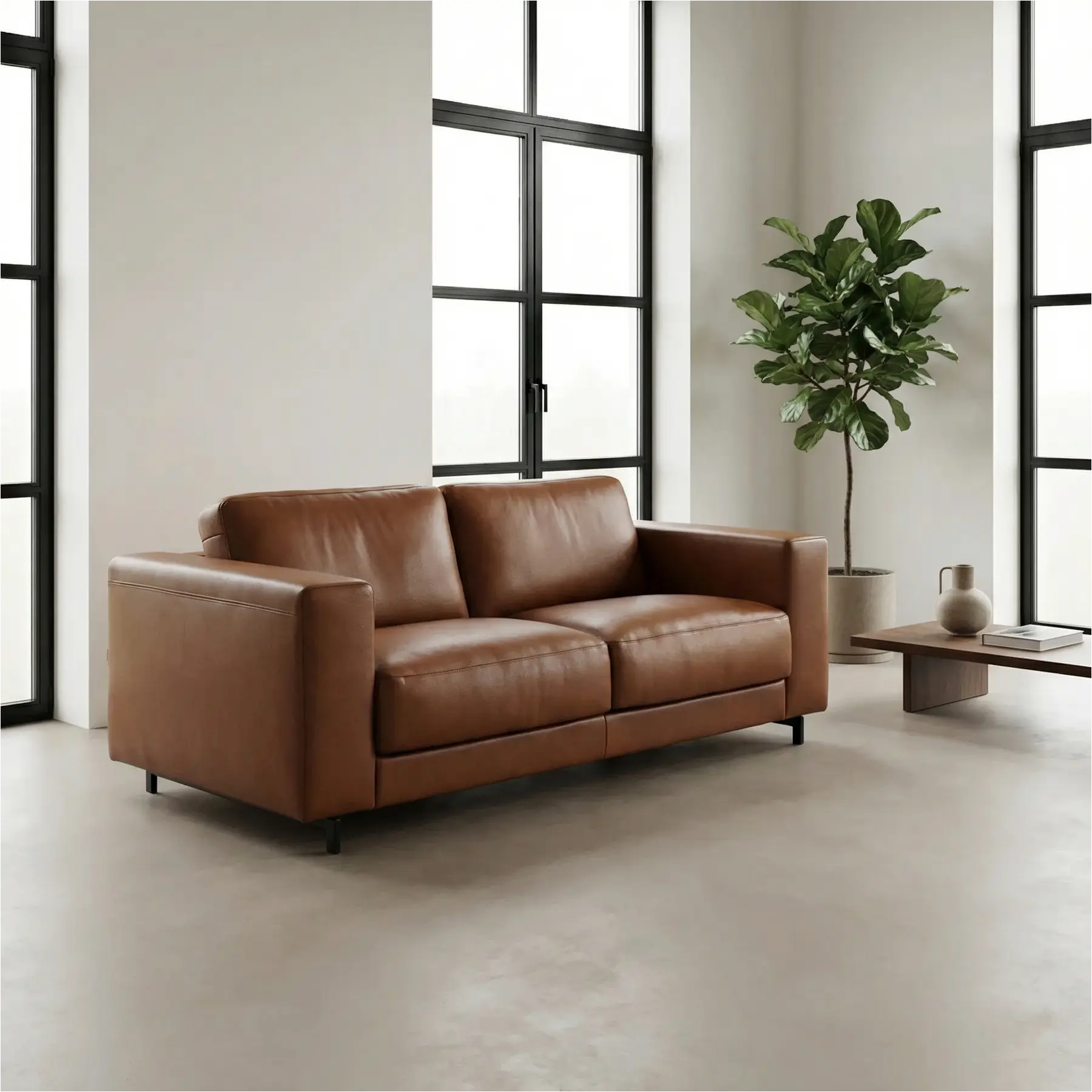 afbeelding van Leren bank Clear - 2,5 zits