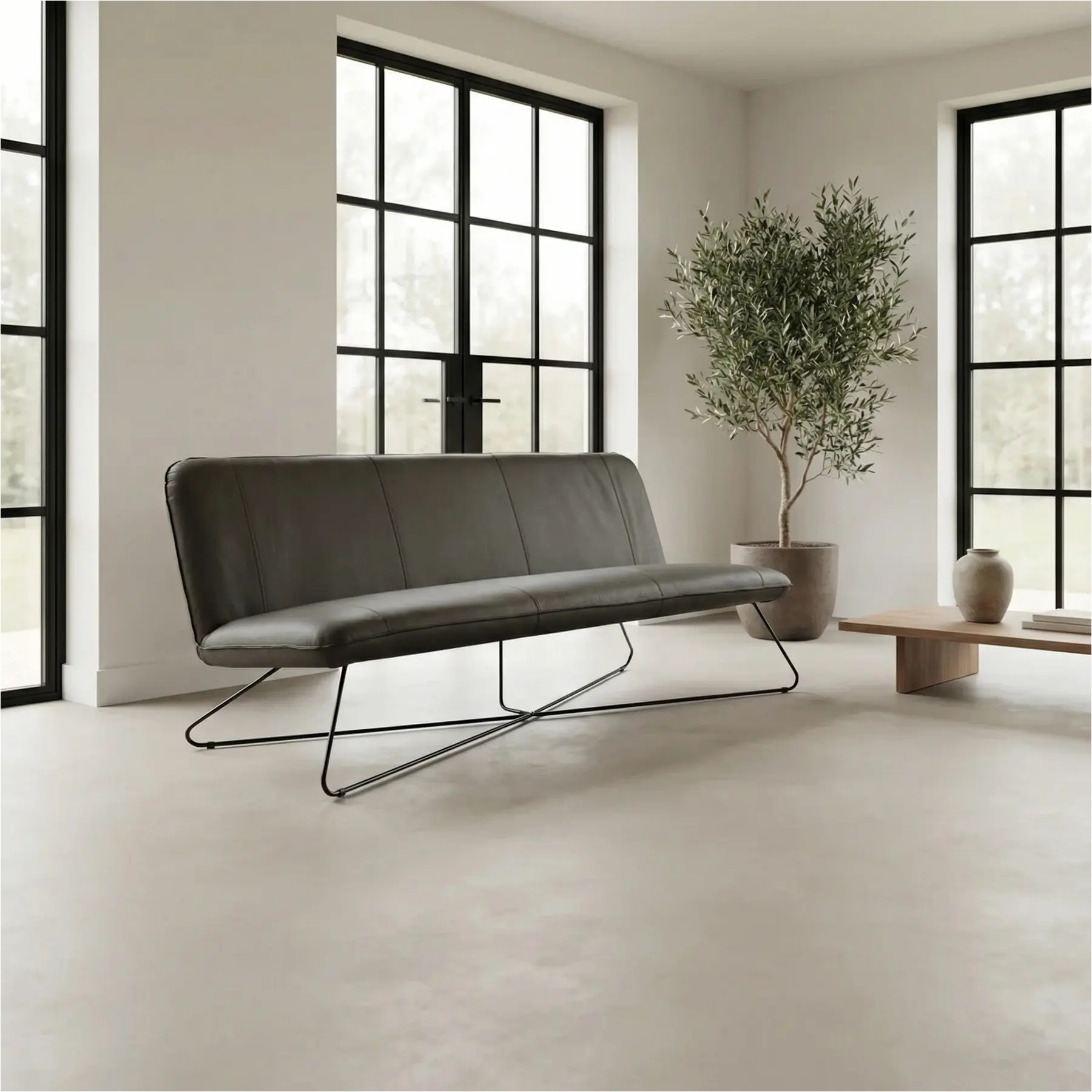 afbeelding van Smile - Toledo leer Antraciet