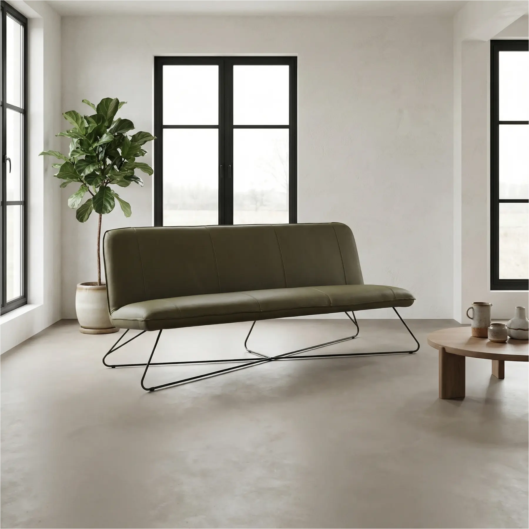 afbeelding van Smile - Toledo leer Olijfgroen