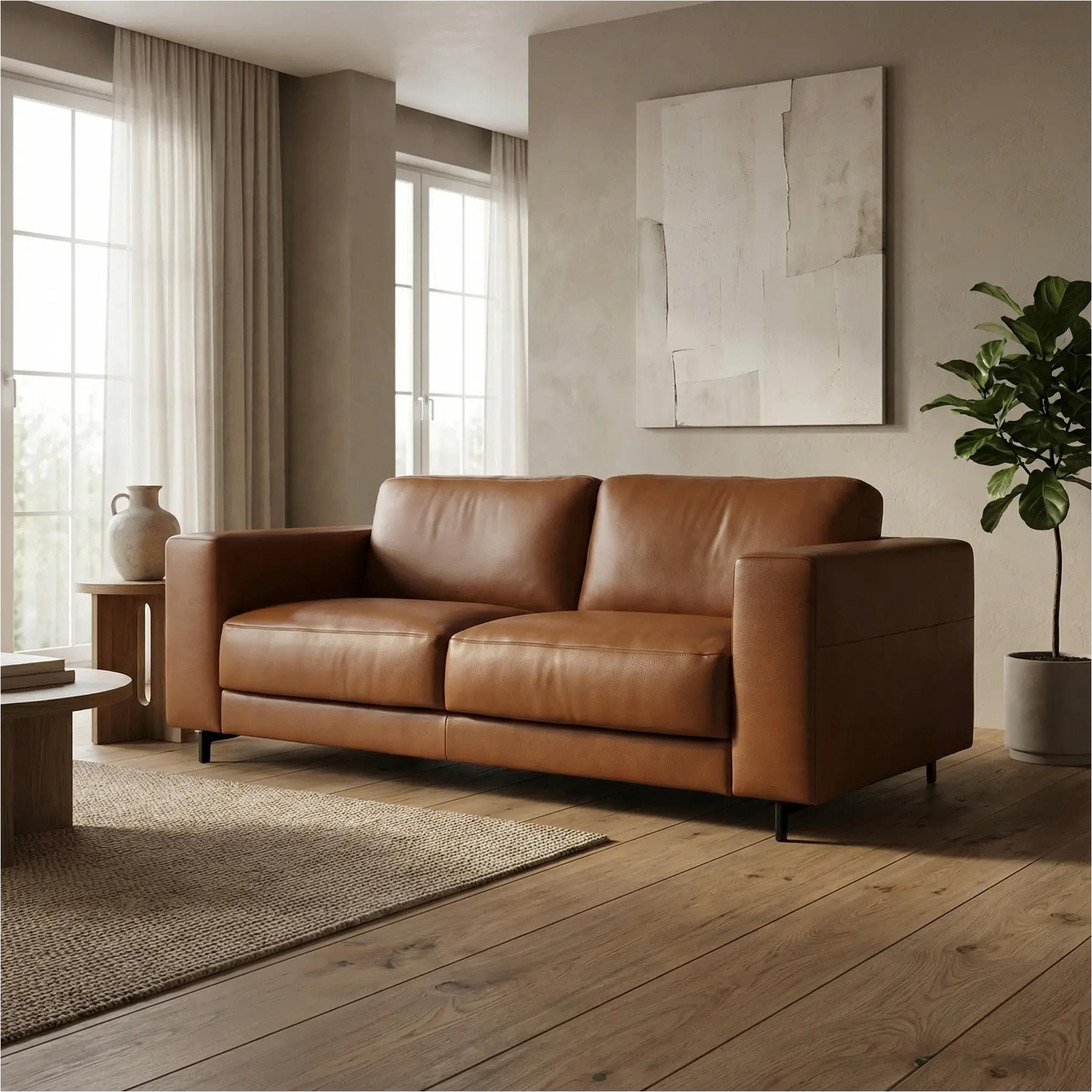 afbeelding van Leren bank Clear - 2,5 zits