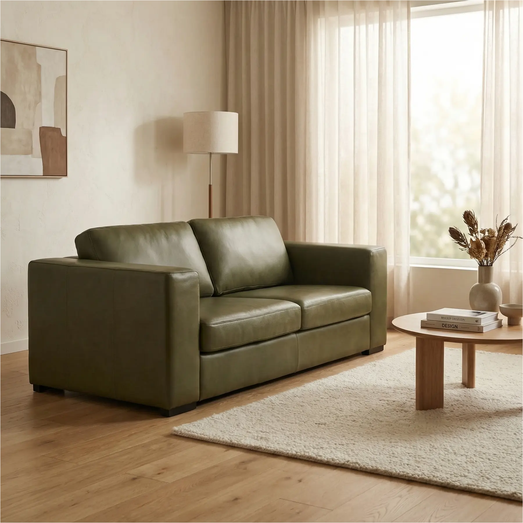 afbeelding van Leren bank Flow - 2 zits