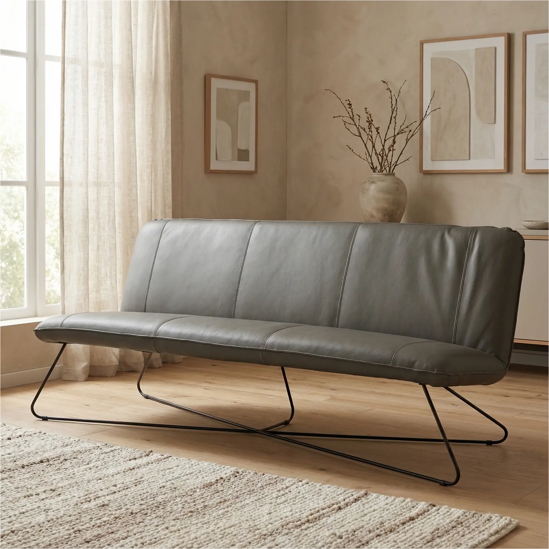 afbeelding van Smile - Toledo leer Antraciet