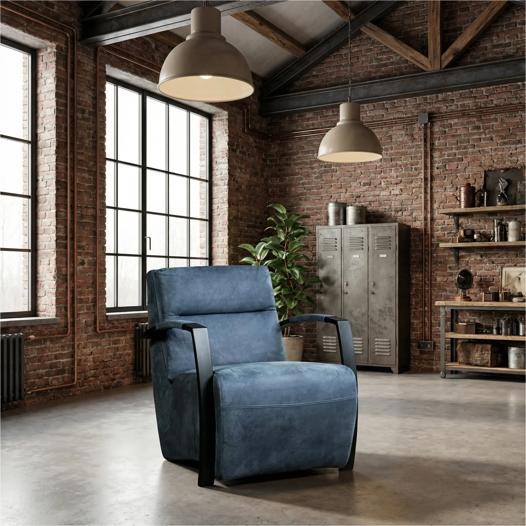 afbeelding van Leren fauteuil Arrival