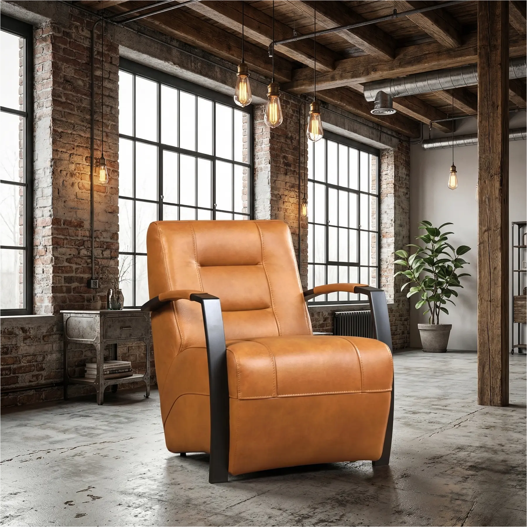 afbeelding van Leren fauteuil Magnificent