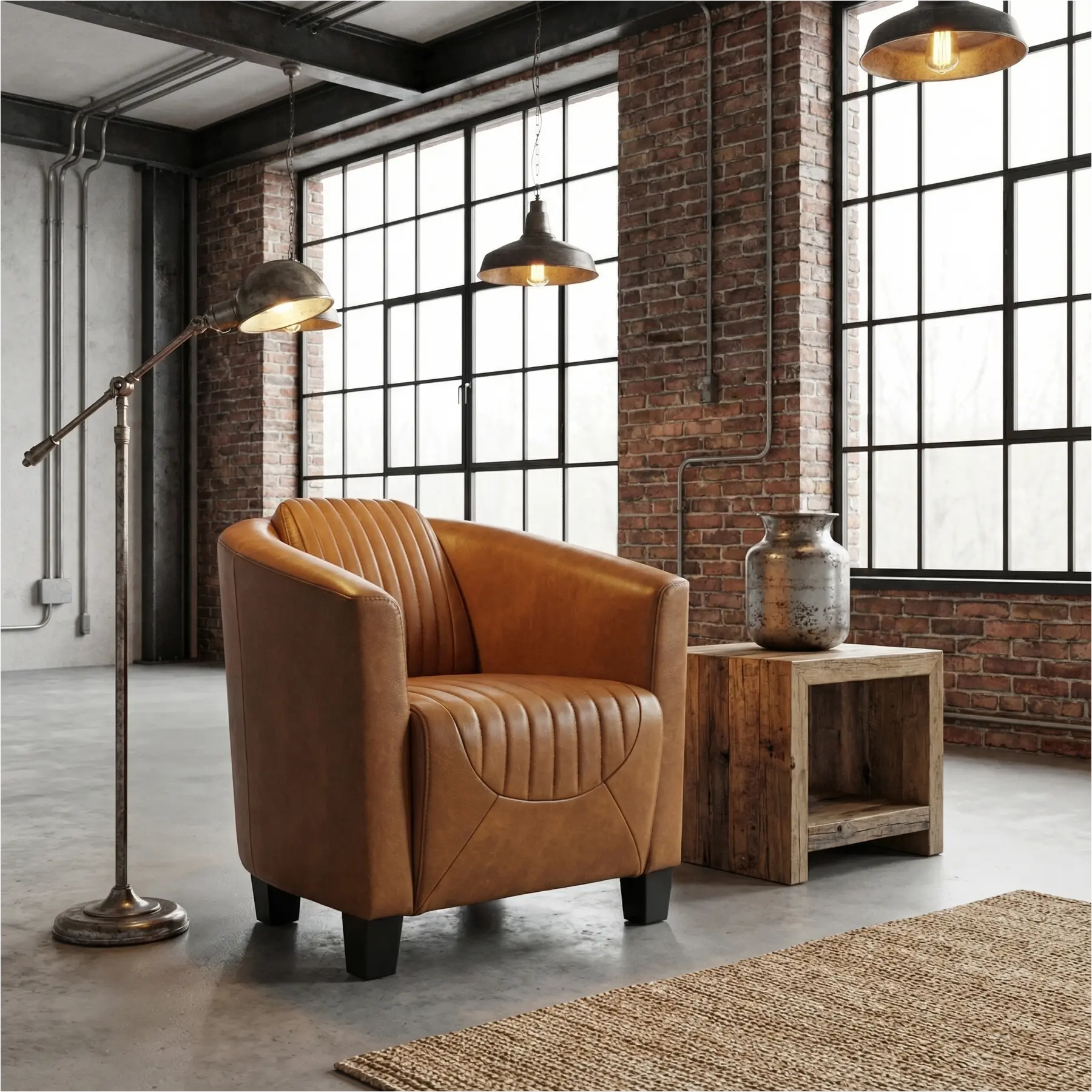 afbeelding van Leren fauteuil Press Special