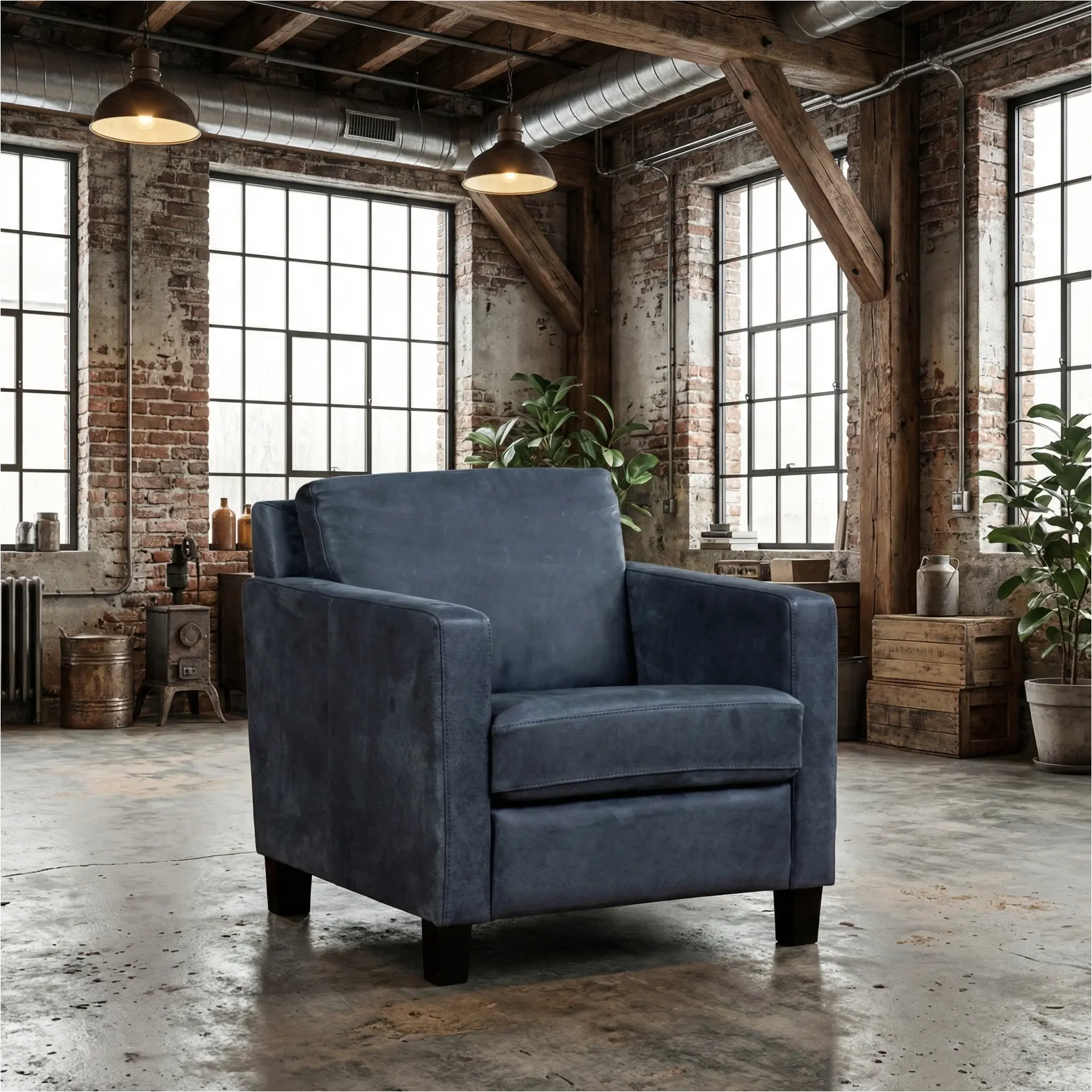 afbeelding van Leren fauteuil Smart