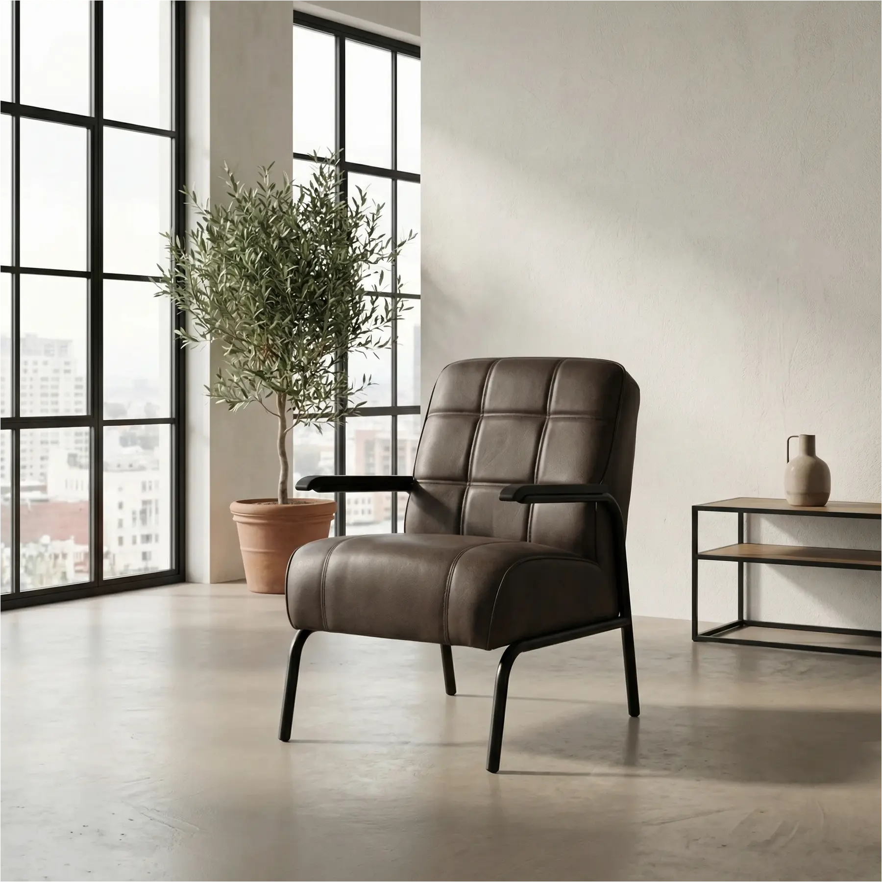 afbeelding van Leren fauteuil Ahead