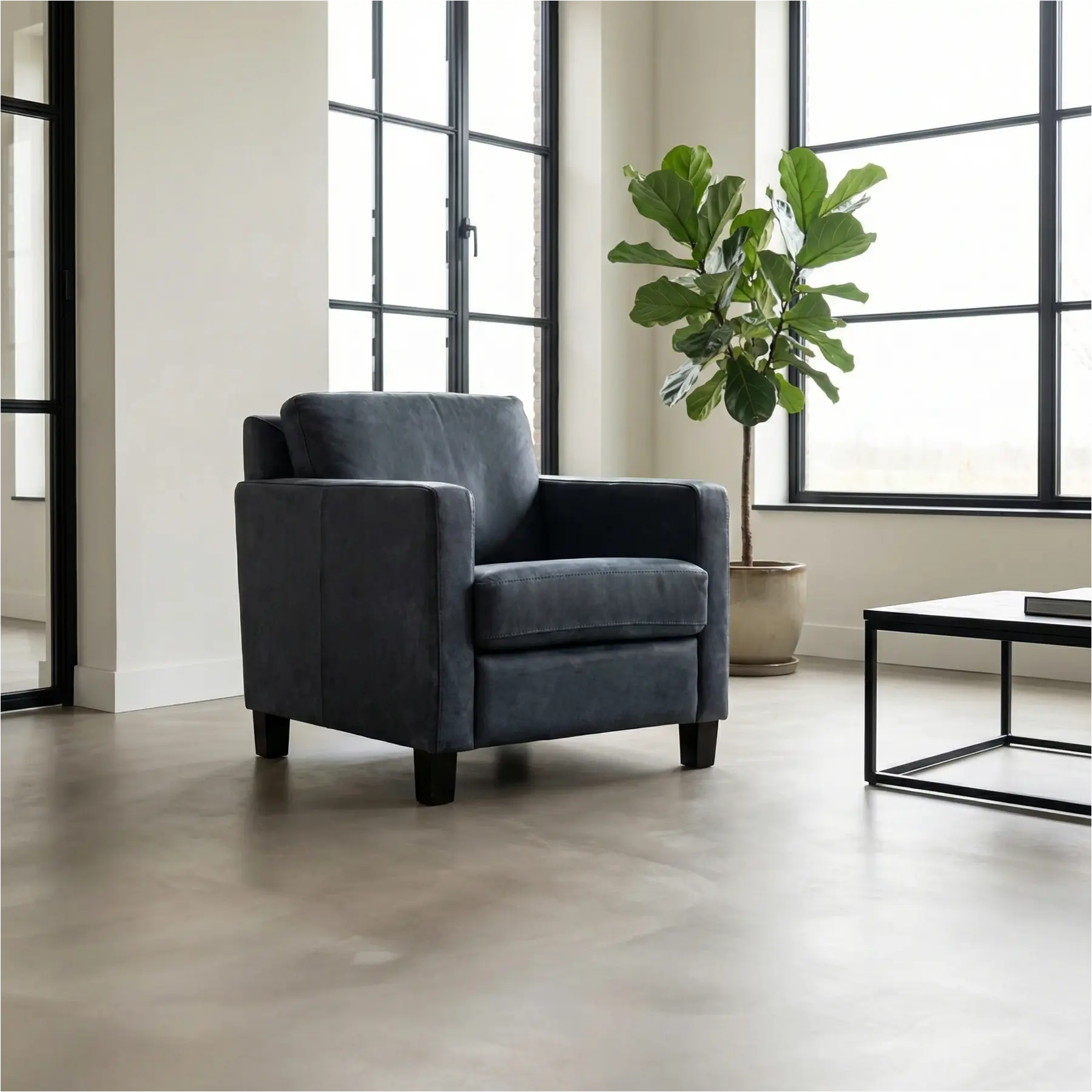 afbeelding van Leren fauteuil Smart