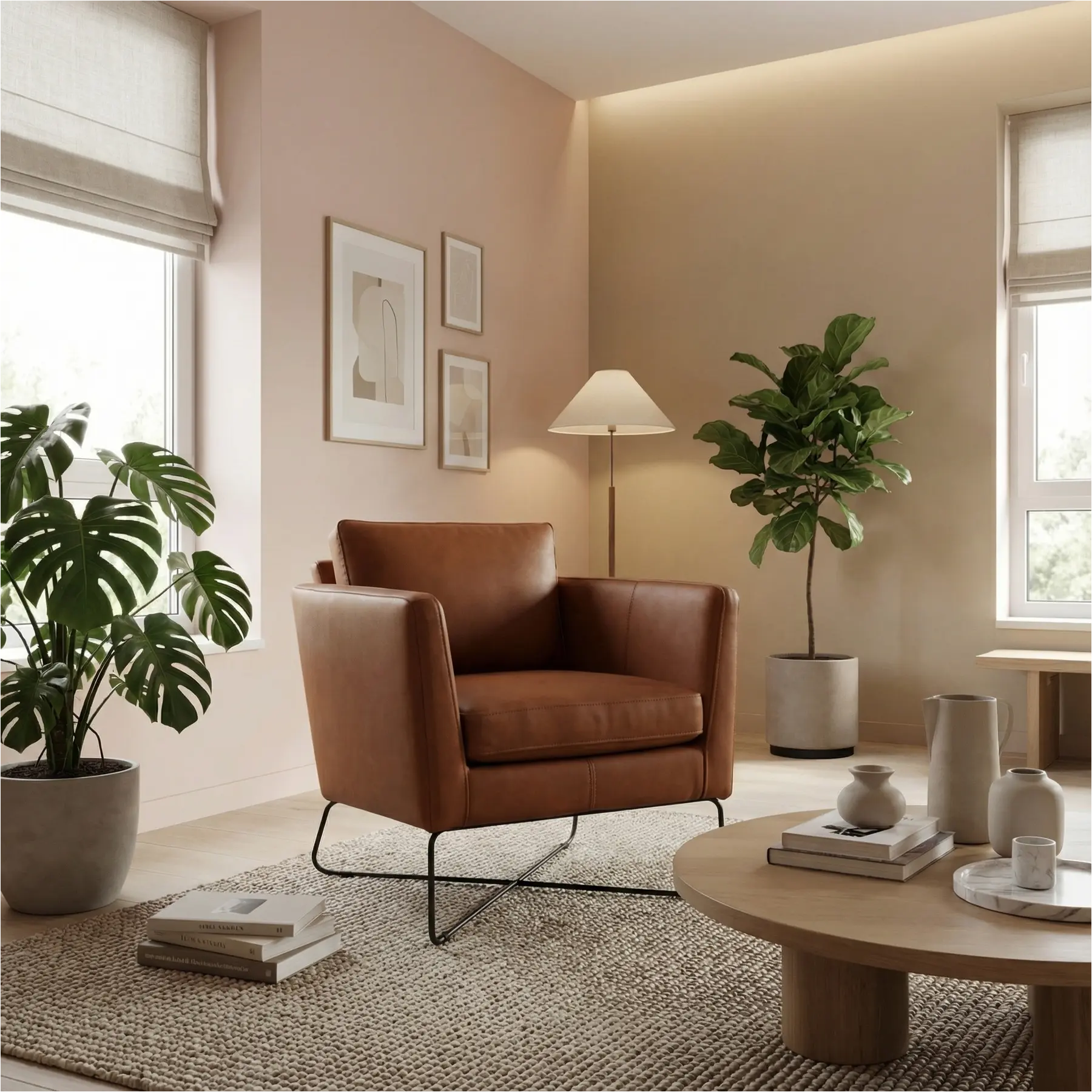 afbeelding van Leren fauteuil Crossover