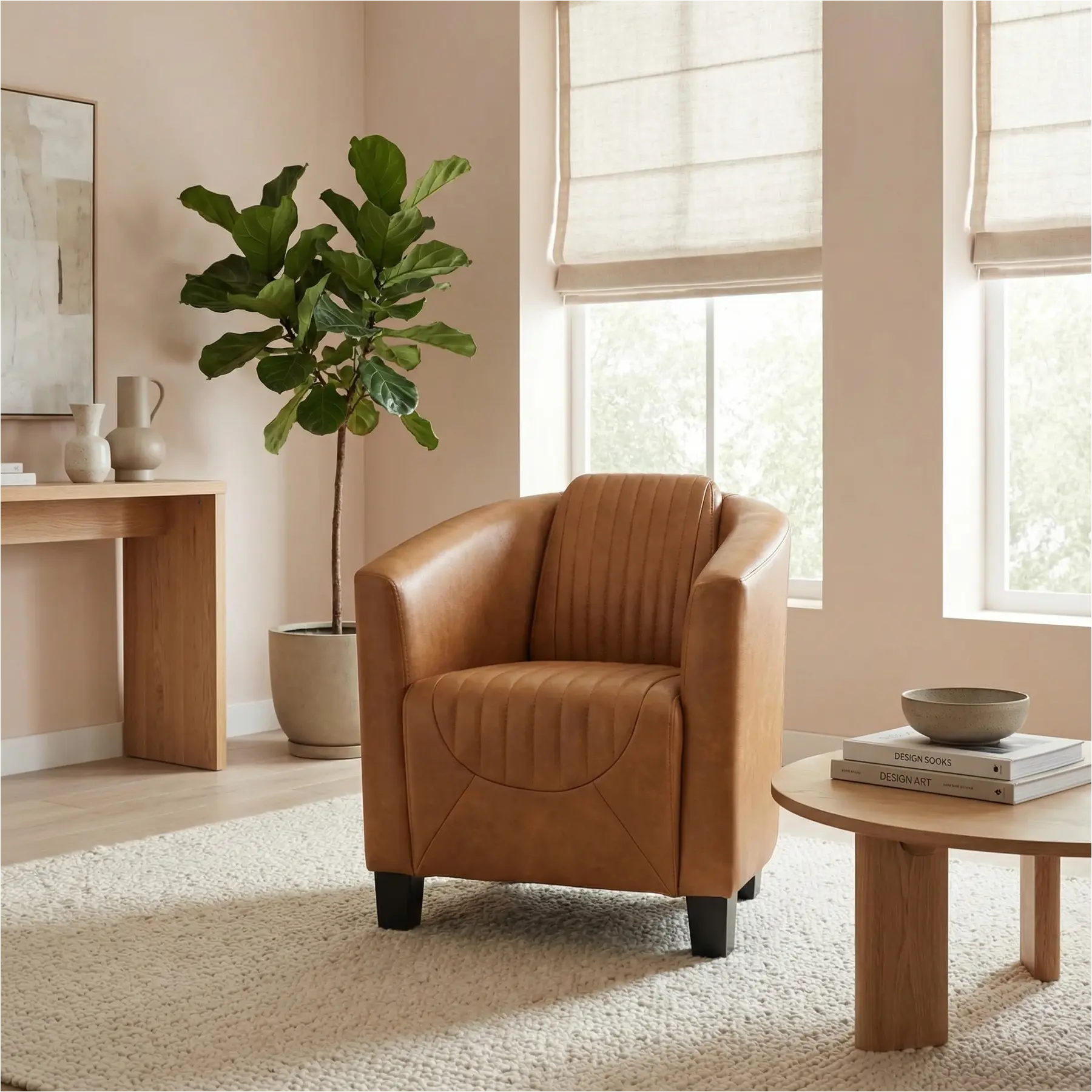 afbeelding van Leren fauteuil Press Special