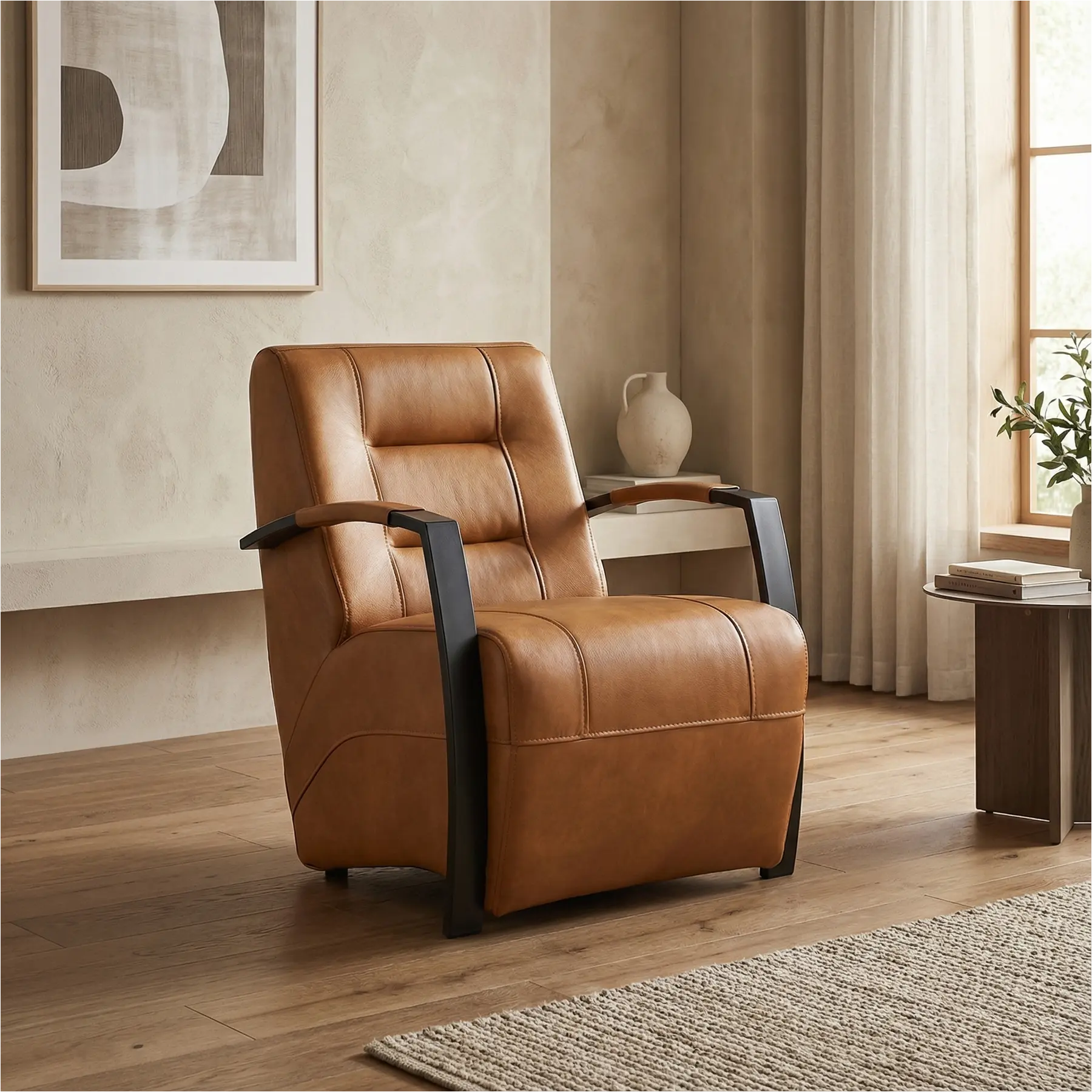 afbeelding van Leren fauteuil Magnificent